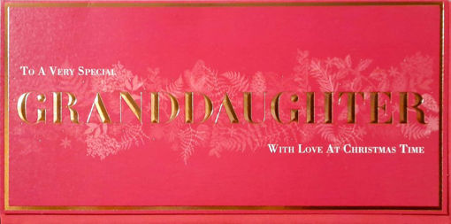 Picture of CHRISTMAS WISHES GRANDDAUGHTER CARD